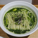 NIBOSHI MANIA - 特濃アサリニラ煮干ソバ 1100円