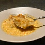 イチリン ハナレ - ★ふかひれ　焼いたフカヒレに上海蟹のソース(雄雌)