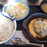 Maika Ri Shokudou - 粗挽きハンバーグ(チーズ)