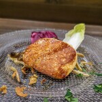 創作イタリアン Gemelli - 燻製チーズのステーキ　キノコのソテー