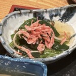 馳走処 頂 - 信州SPFポーク生姜焼き定食(\1,700)　小鉢