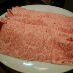 三田ばさら - 霜降りすき焼き肉