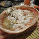 三代豊国 - 蟹に黒龍をかけて～