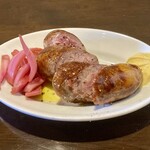 BARU 竹末 - 猪肉の粗挽きソーセージ(680円)