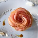 Leafis cafe ASAGAYA - りんごの薔薇タルト