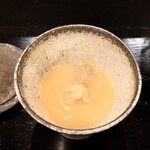 島津 - 桑名の蛤と北海道の百合根「月光」の茶碗蒸し