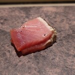 島津 - 秋田の延縄のメジマグロ 薬味醤油で