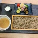 外苑前 増田屋 - グリル野菜と鴨ロース添えクリーミーカレー温汁せいろ(