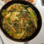 盛楼閣 - 牛肉温麺（名前忘れた）