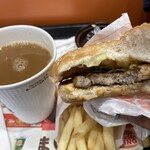 バーガーキング - 食いかけ（＾∇＾）←見せんな