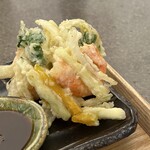 牡蠣と魚醤の店 いしり亭 - 能登かきフライ定食のかき揚げ