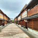 寒村庵 - 店前街並み