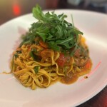 Käfer - ②トリュフタリオリーニ(海老、ルッコラ、チェリートマト、トリュフ) 22€≒3498円