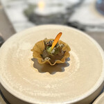 Brut 172 by Hans van Wolde - ⑳昆布のタルトレット シーバス うなぎ トリュフ カリフラワー