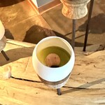 Brut 172 by Hans van Wolde - ③蒸し卵、アップルシロップ、マストマスタード