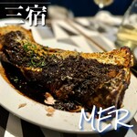 MER - ＊マグロのカマの香草パン粉焼き
            　〜バルサミコバターソース〜
