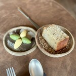 Ma langue sourit - ⑥自家製フォカッチャ 塩バター＆ほうれん草バター