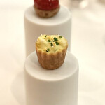 De Bokkedoorns - ②大根、インゲン、卵のカナッペ