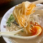 松福 - 麺絡め。