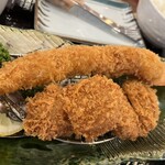 かつ富士 - ジャンボ海老ヒレカツ膳