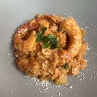 RESTAURANT DAZZLE - 赤海老のトマト・ソース・リゾット パルミジャーノ仕立て