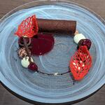 JAM17 DINING - グリオットショコラクリーム クリスマスソース(プレミアムディナーコース)