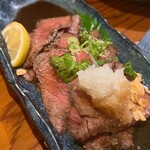 地酒地魚山形牛の美味しい ひろいち - 山形牛焼きしゃぶポン酢