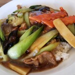 台湾料理　阿里山　 - セットの牛肉飯