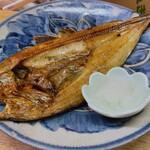 独酌　三四郎 - 【2023年08月】ホッケの開き＠1,100円。