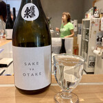 SAKEYAOTAKE - 関谷醸造「OTAKEオリジナル(山廃純米)」(45ml、300円)。