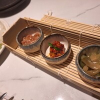 博多もつ鍋 やま中 博多店 - 珍味三種盛り