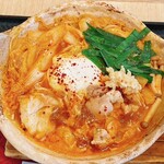 大戸屋 - 塩麹でしっかり漬けた鶏肉と白菜の麻辣土鍋