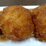大豆生田商店 - いもフライ（甘いソース）