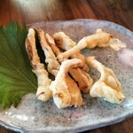 沖縄家庭料理 赤嶺 - ■伊江島産らっきょうの天ぷら　748