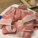 Chuugoku Hinabe Semmon Ten Sha Ofei Yan - 国産豚バラ肉（100ｇ）×2