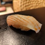 すし 良月 - ヒラメのエンガワ