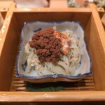 すし 良月 - 越前ガニの蒸し鮨