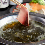 Bluefin shabu shabu (1 serving)