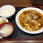 Gourakuen - 麻婆豆腐定食 800円 ♪
