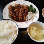 Chaina Juugo - 鶏肉の唐揚げ定食