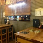 寿司の居酒屋 甚 - お店のテーブル席です。