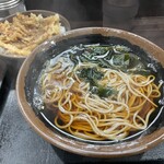 峠の蕎麦 - ミニかき揚げ丼セット650円