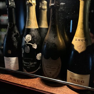 Dom Pérignon is 34,800 yen (excluding tax)! Krug is 45,800 yen (excluding tax)!
