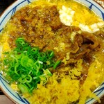 丸亀製麺 - 肉がさね玉子あんかけ(並) 760円(通常790円)