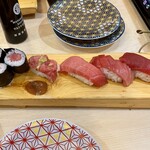 Sushi Yuukan - 生本まぐろ5種盛り