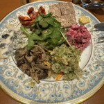 イクラバル ロシアンビストロ - 前菜盛り合わせ