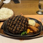 ビッグジョー 富田林店 - 400gハンバーグ