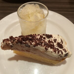 イタリア料理 ソンニャ トーレ - 柚子のシャーベットとティラミス