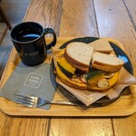 café 1886 at Bosch - 20231211冬野菜のサンドイッチ