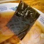 中華ソバ　坂本 - 板昆布